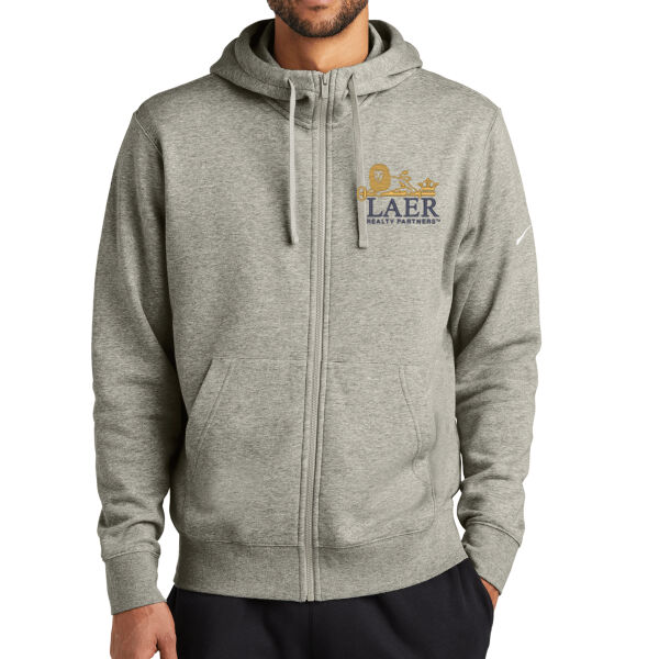   - Club Fleece Sleeve Swoosh Full Zip Hoodie Thumbnail
