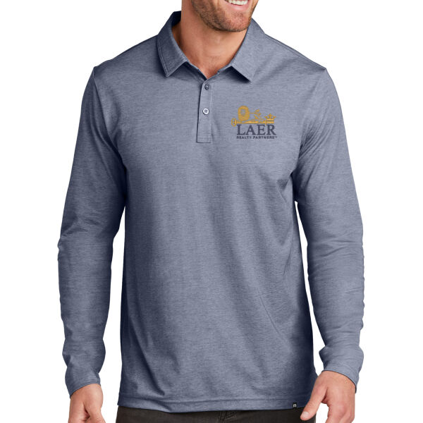   - Oceanside Heather Long Sleeve Polo Thumbnail