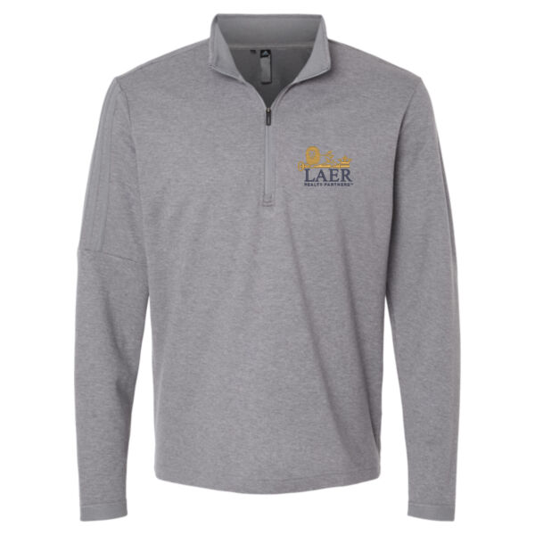   - Men's 3-Stripe Quarter-Zip Sweater Pullover Thumbnail