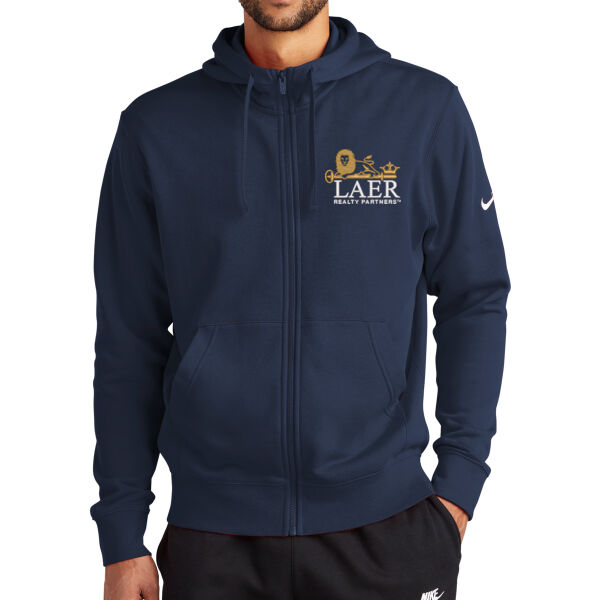   - Club Fleece Sleeve Swoosh Full Zip Hoodie Thumbnail