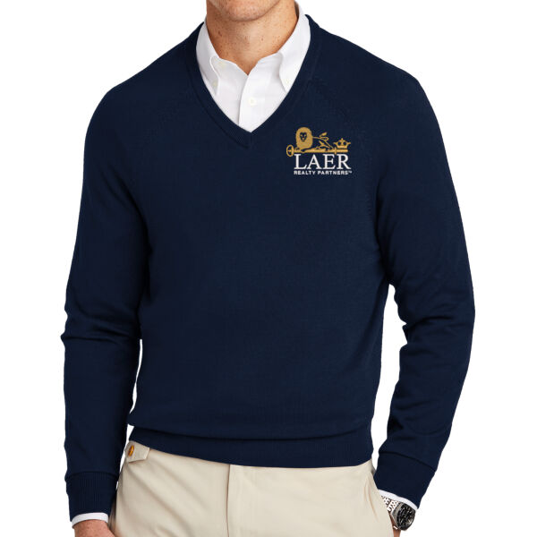   - Cotton Stretch V Neck Sweater Thumbnail