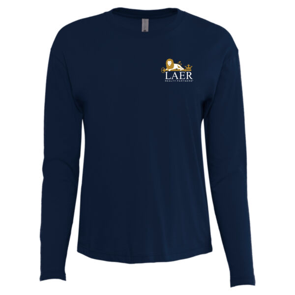   - Women's Cotton Relaxed Long Sleeve T-Shirt Thumbnail